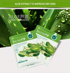 30pcs Natural Plant Facial Mask Moisturizing Oil Control Anti-Aging Fruit Aloe Korean Sheet Face Mask Beauty Skin Care Prodcuts