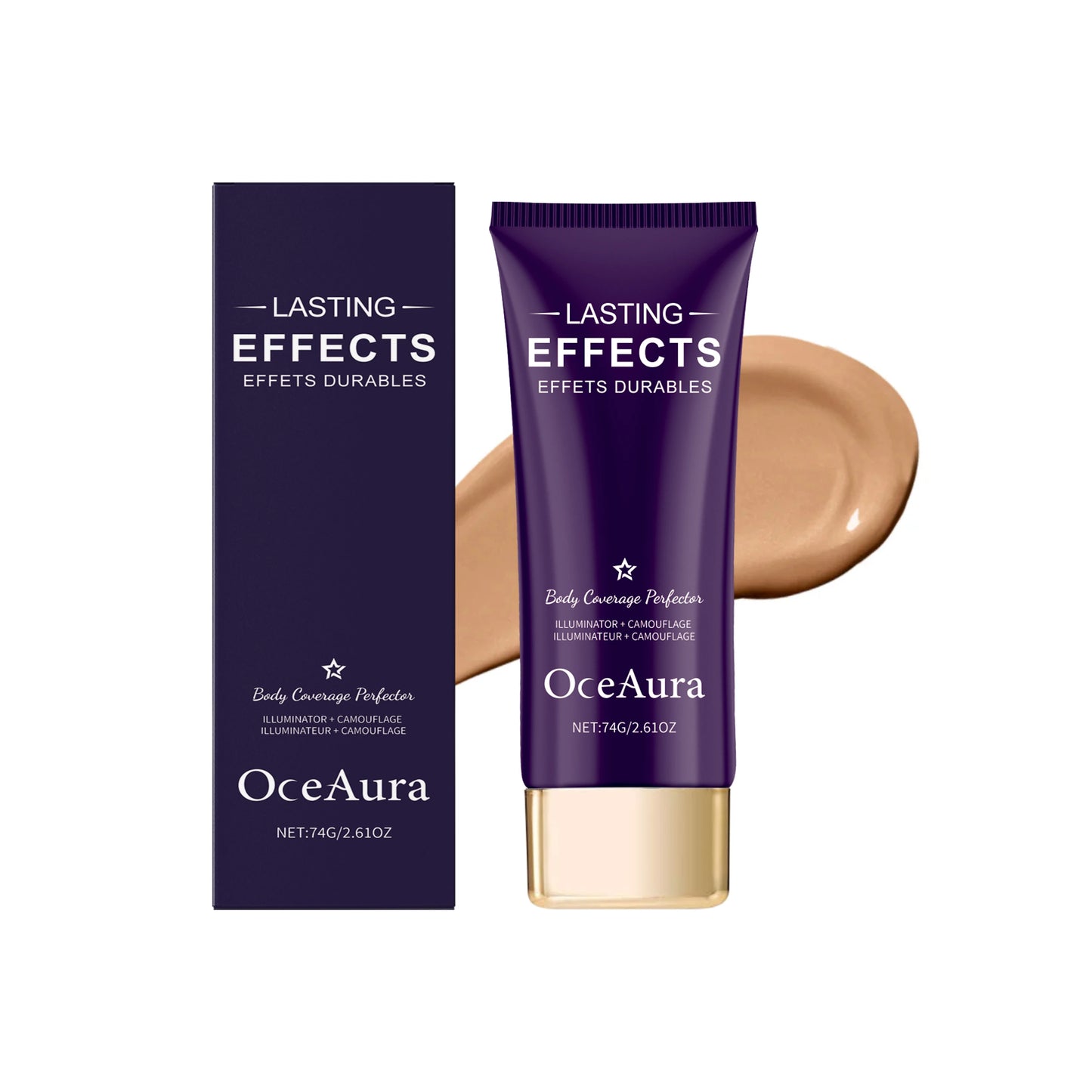 Hydrating Concealer Foundation Covers Blemishes Redness Spots Dark Circles Treatment Full-Coverage Hyaluronic Acid Face Makeup