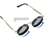 Stylish Dimmable Glasses, Suitable for Multi-Scenario Use, Retro Punk Parties, Festivals, Unisex Easter, Graduation Season, Halloween, Christmas