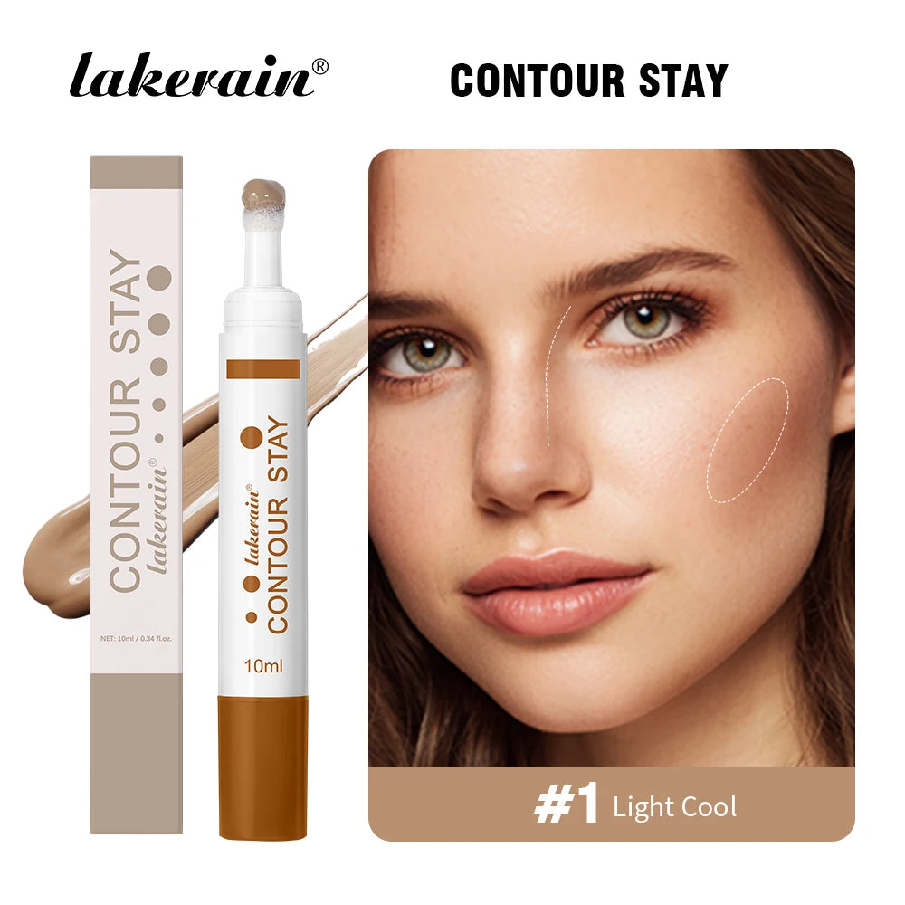 Liquid Contour STAY Long Wear Bronzer Cream Contour Makeup Long Lasting Nourishing Hydrating Face Contour 6 Colors