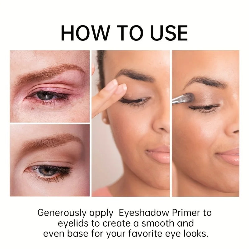 Long-lasting Eye Base, Makeup primer Long-lasting Cream eyeshadow primer, facial primer, full coverage waterproof concealer