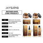 Hair Care Product Batana Oil Shampoo Conditioner Repair Split Ends Frizzy Damage Moisturize Smooth Shiny Keratin Hair Mask Serum