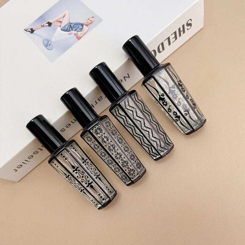 4pcs 15ml Perfume Bottle Portable Glass Refillable Spray Bottle Sample Empty Containers Travel  Perfume Bottle