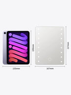 Makeup Mirror With 16 Leds Cosmetic Mirror With Touch Dimmer Switch Usb Or Battery Operated Stand For Tabletop Bathroom Travel