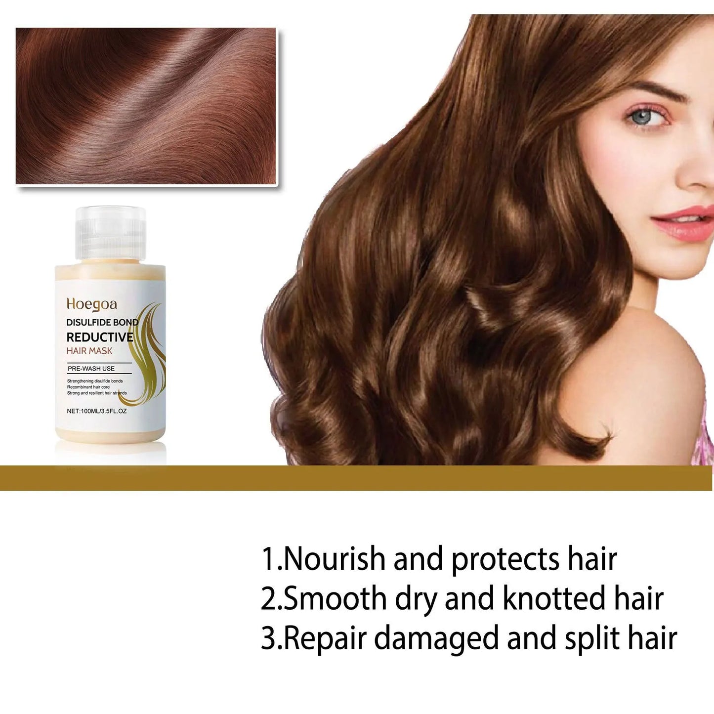 Keratin Hair Mask Magical 5 Second Repair Damage Frizzy Soft Smooth Shiny Hair Deep Moisturize Hair Treat Repair Hair Care Mask