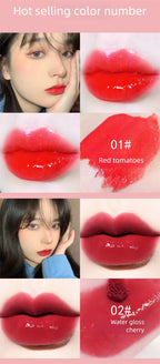 Mini 10 Colors Liquid Lip Gloss Set Waterproof Non-Stick 24-Hour Long Lasting Velvet Matte Lipstick Cosmetic Makeup Care