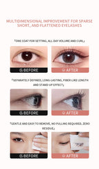 MACKANDY Black Mascara Makeup Volumizing&Lengthening Mascara, Thickening Washable Longwear Smudge Resistant Make Up Cruelty Free