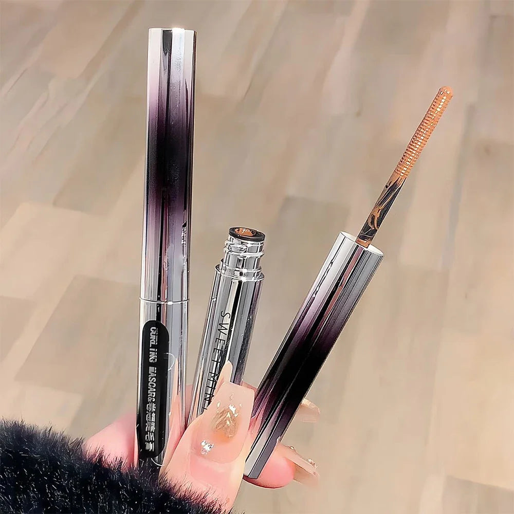 Black Metal Bar Type Head Mascara 3D Lengthens Eyelashes Extra Volume Waterproof Natural Lashes Female Makeup Korean Cosmetics
