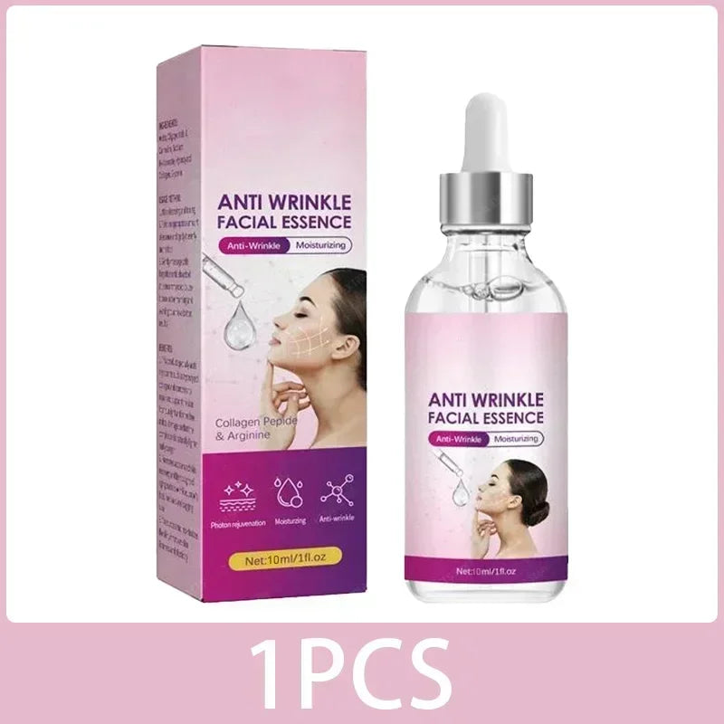 Facial Anti-Wrinkle Serum Fade Fine Lines Anti-Aging Whitening Moisturizing Remove Freckles Brighten Facial Skin Care