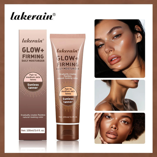Tanning Cream Face Body Long Lasting Bronzer Skin Tanner Suntan Protect Radiation Nourishing Natural Self-Tanning Lotion