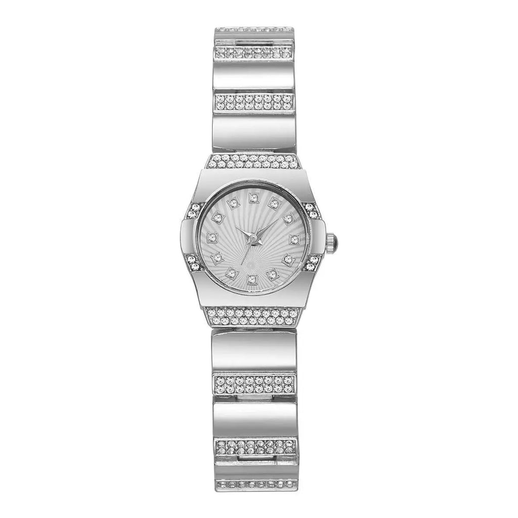 Luxury Rhinestone Women Watches Fashion Small Dial Steel Strap Quartz Wristwatches for Girls Clock Reloj Mujer