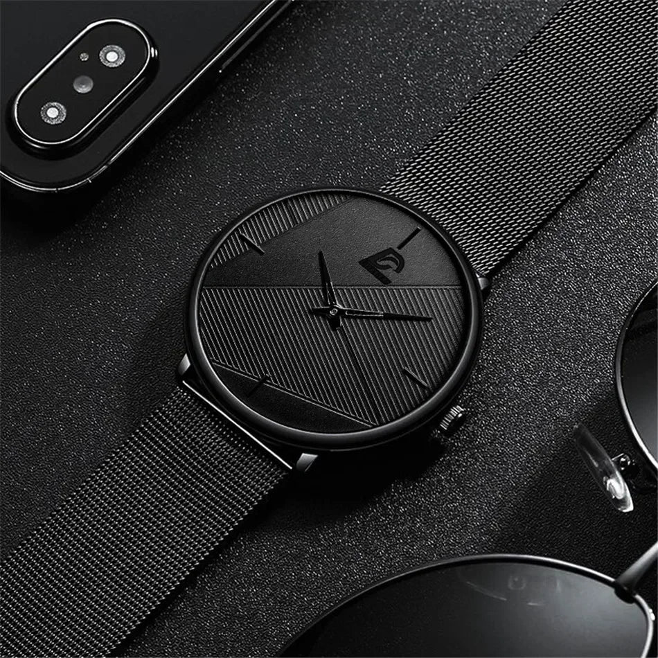 reloj hombre Watches Mens 2025 Minimalist Men's Fashion Ultra-thin Watch Simple Men Business Quartz Wristwatch relogio masculino