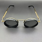 Stylish Dimmable Glasses, Suitable for Multi-Scenario Use, Retro Punk Parties, Festivals, Unisex Easter, Graduation Season, Halloween, Christmas