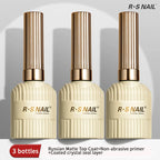 RS NAIL Russian Matte Top Coat Gel Nail Polish 10g Frosted Non Stick Powder Mat Top Coat Nail Art LED UV Semi Permanent Seal Gel