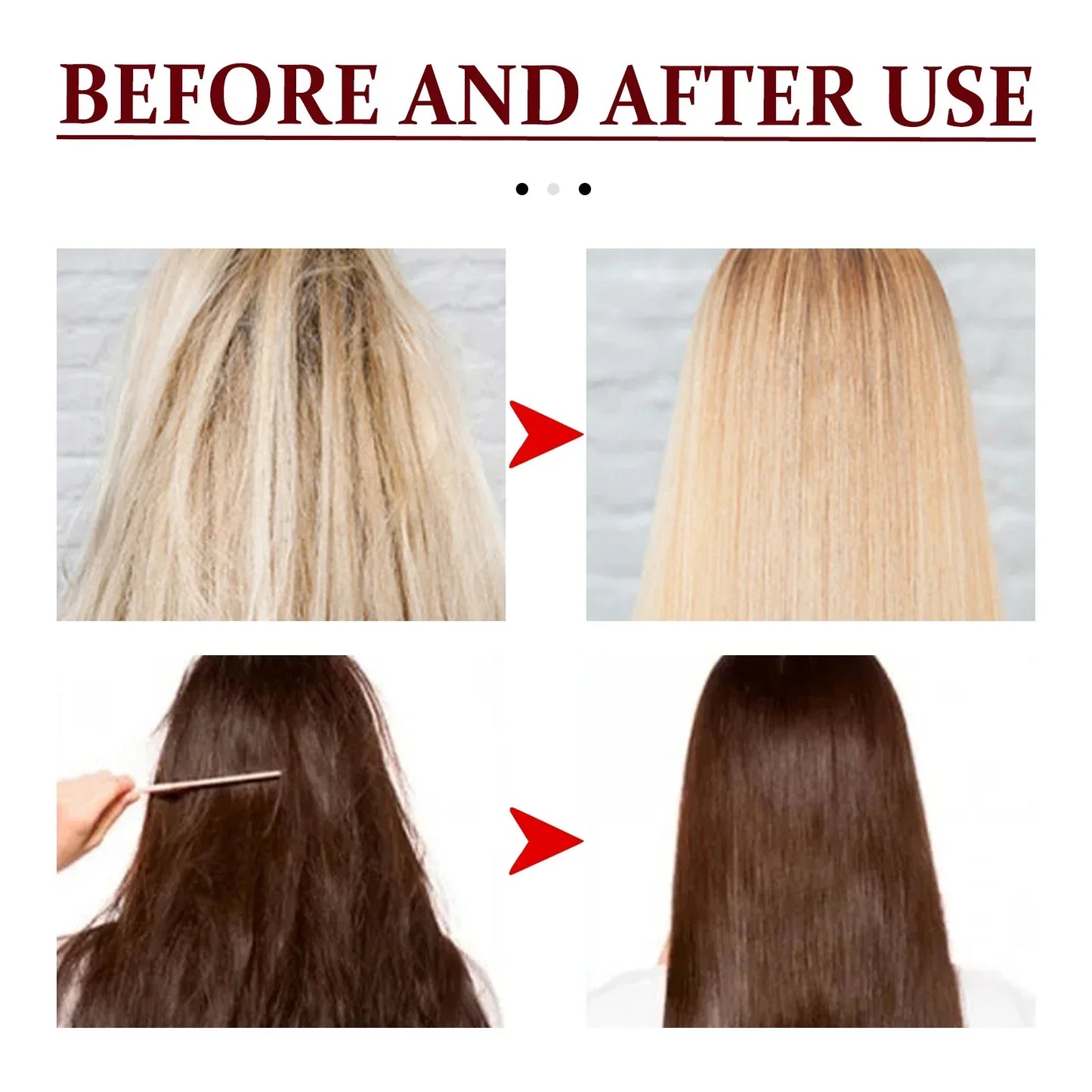 Hair Conditioner Essence Moisturizing Soften Repair Hair Mask Smoothing Treatment for Damaged Dry Curly Frizzy Hair Care