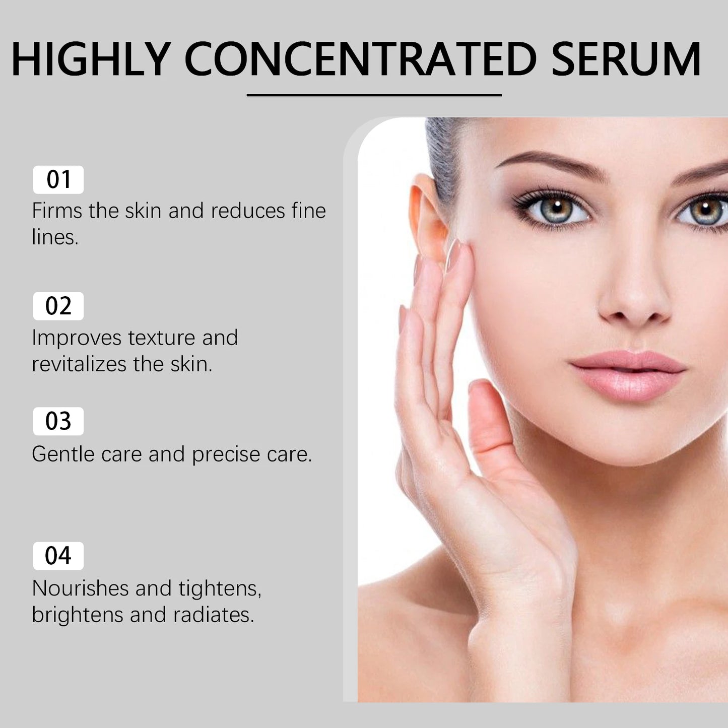 Brightening Hydrating Face Serum for Sensitive Skin 30ml Anti Aging Essence Reduces Dark Spots Acne Marks Lines Fast Absorbing