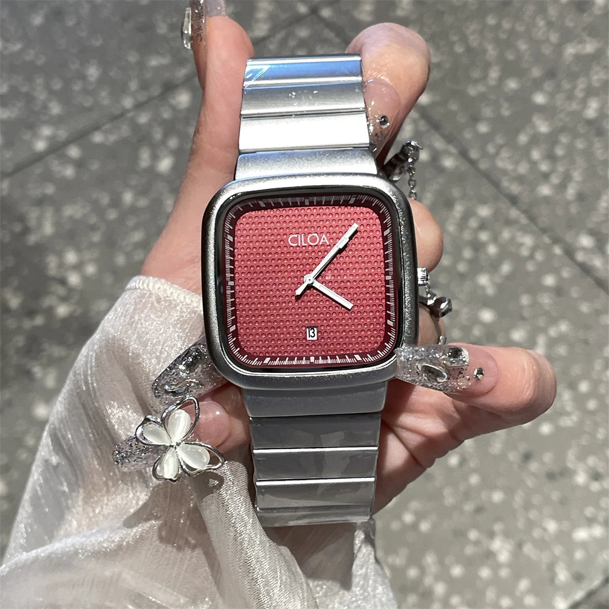 2025 hot selling men's watch trendy large dial watch for men high-end niche art  high-end watch