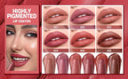 Smooth Matte Lipstick - Long-Lasting, Moisturizing, and Easy to Apply Lip Glaze with Rotating Pen Design - Perfect for Everyday