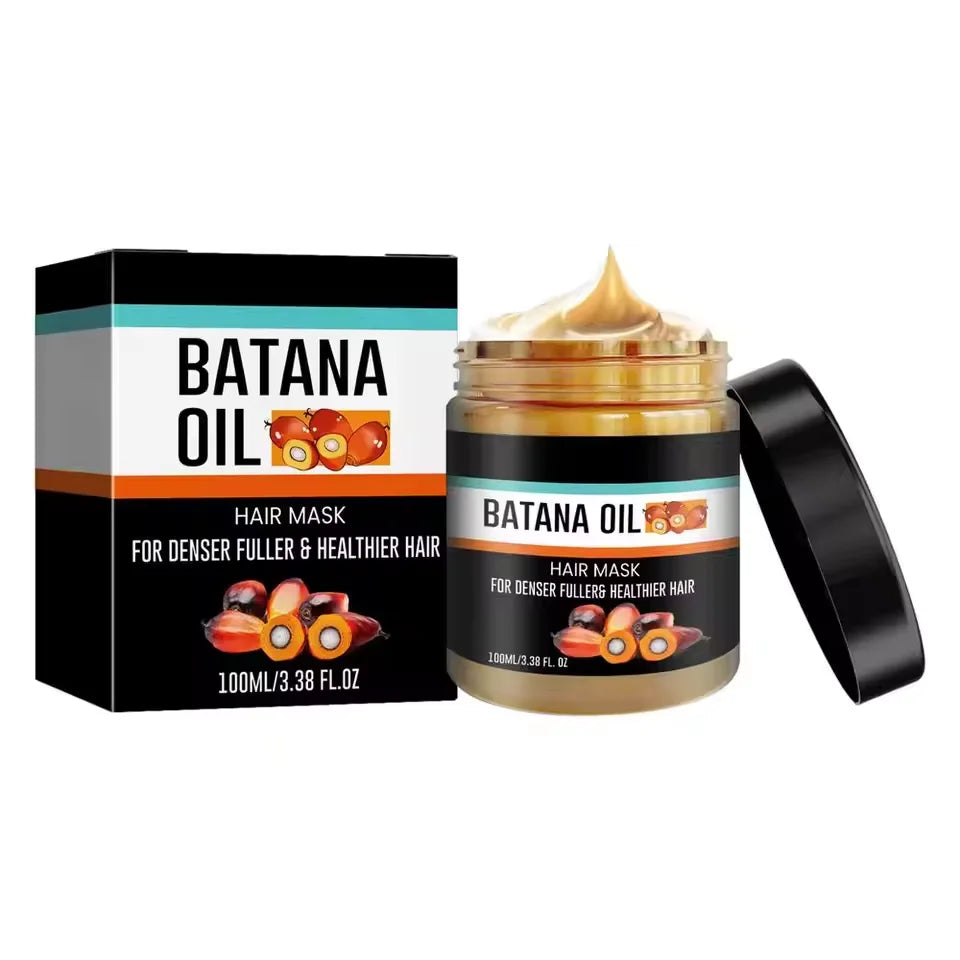 100% Pure Organic Hair Mask Batana Conditioner Repair Damaged Frizzy Hair Reduce Hair Loss Anti-Breakage Nourishing Hair Product