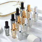 4pcs 15ml Perfume Bottle Portable Glass Refillable Spray Bottle Sample Empty Containers Travel  Perfume Bottle