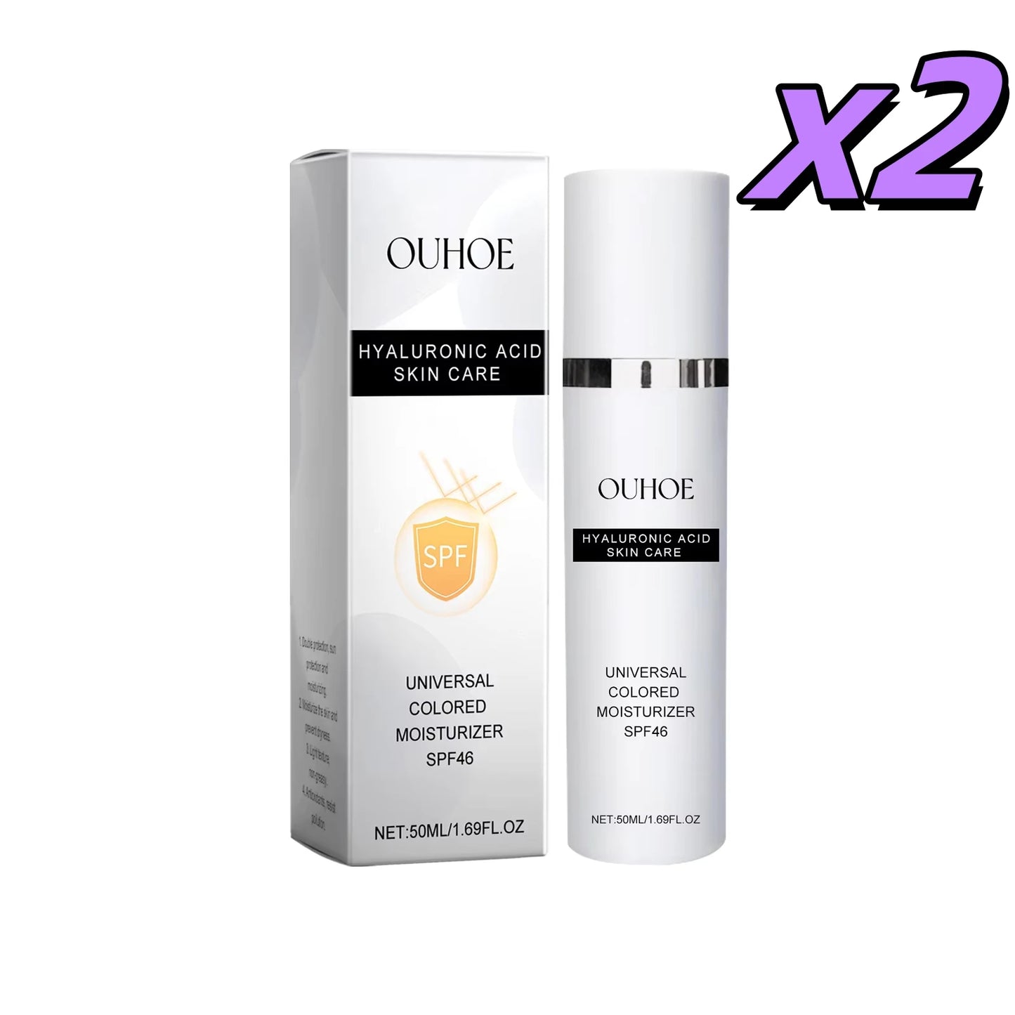 Hyaluronic Acid Sunscreen Anti Sun Solar UV Protection Mild Moisturizer Nourishing Hydrating Repair Outdoor Spf46 Sunblock Cream