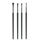 4-Pcs SET OF EYE MAKEUP TOOLS INCLUDING DETAIL BRUSH, EYE SHADOW BRUSH, EYELINER BRUSH, UNDER-EYE BRUSH, EYEBROW BRUSH