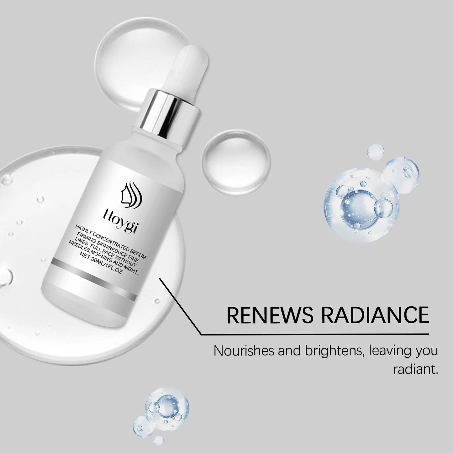 Brightening Hydrating Face Serum for Sensitive Skin 30ml Anti Aging Essence Reduces Dark Spots Acne Marks Lines Fast Absorbing