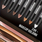 7 color waterproof eye shadow stick, pearlescent matte treatment, to create a natural and lasting eye makeup flash.