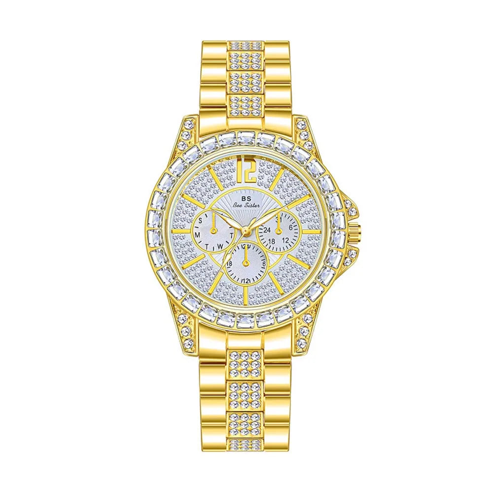 Luxury Women Watch Fashion Diamond Wrist  Silver Gold Watches for Girls Waterproof Clock Reloj Mujer Dress Gifts