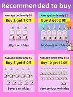 Facial Anti-Wrinkle Serum Fade Fine Lines Anti-Aging Whitening Moisturizing Remove Freckles Brighten Facial Skin Care