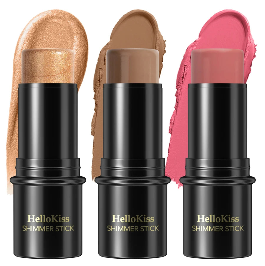 Highlighting Bronzer Stick Face Brightening Blusher Rouge Concealer Long Lasting Corrector 3D Nose Shadow Contouring Cosmetics