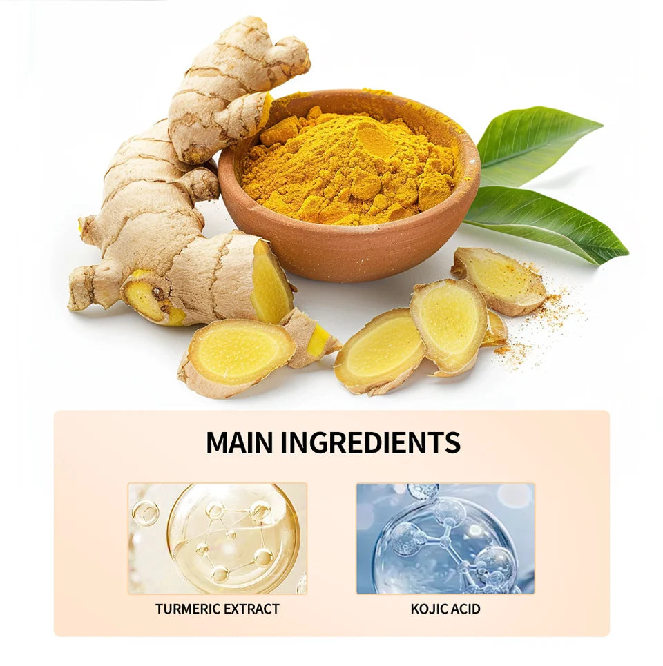 Turmeric Cleansing Mousse Exfoliating Hydrating Mild Non-Irritating Cleansing Moisturizing Soothing Foaming Facial Wash