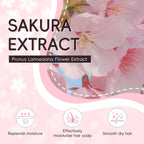 LAIKOU  Sakura Shampoo Repair Anti Split Ends Smooth Frizz Dry Hair