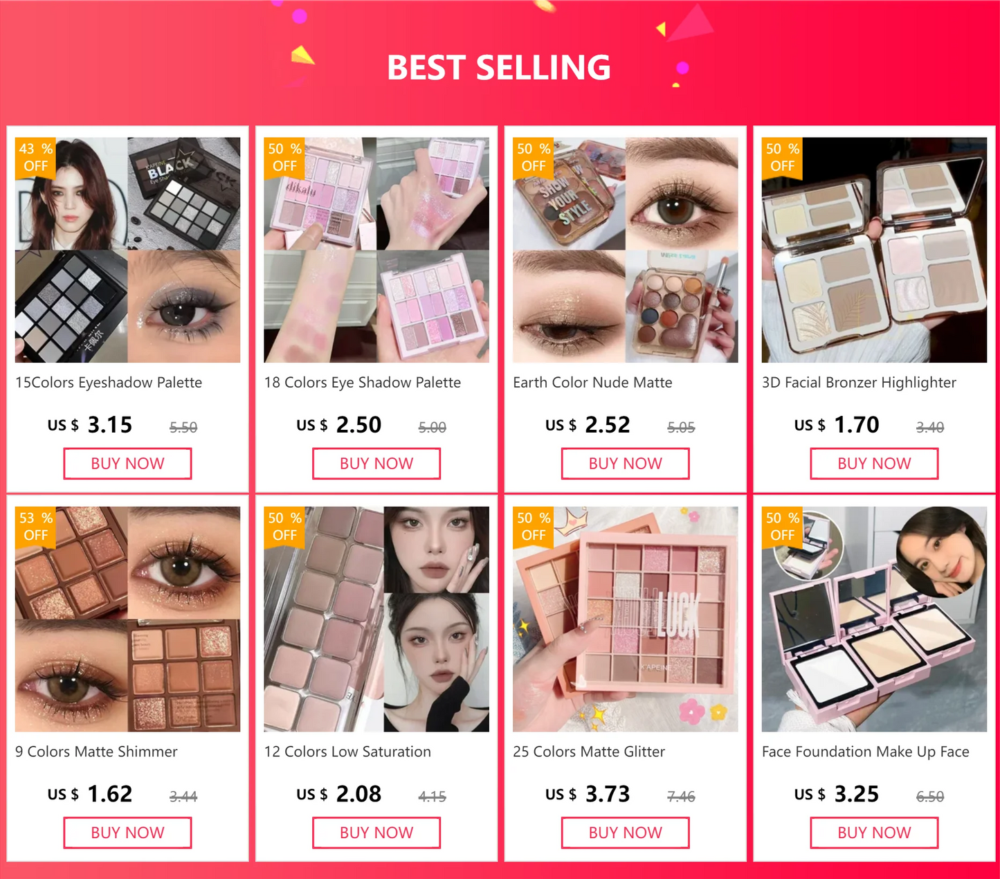 Cement Grey Black Eye Shadow Palette Makeup Eyes Glitter Contour Pigments Palette Pearly Shimmer Fashion Korean Shadow Makeup