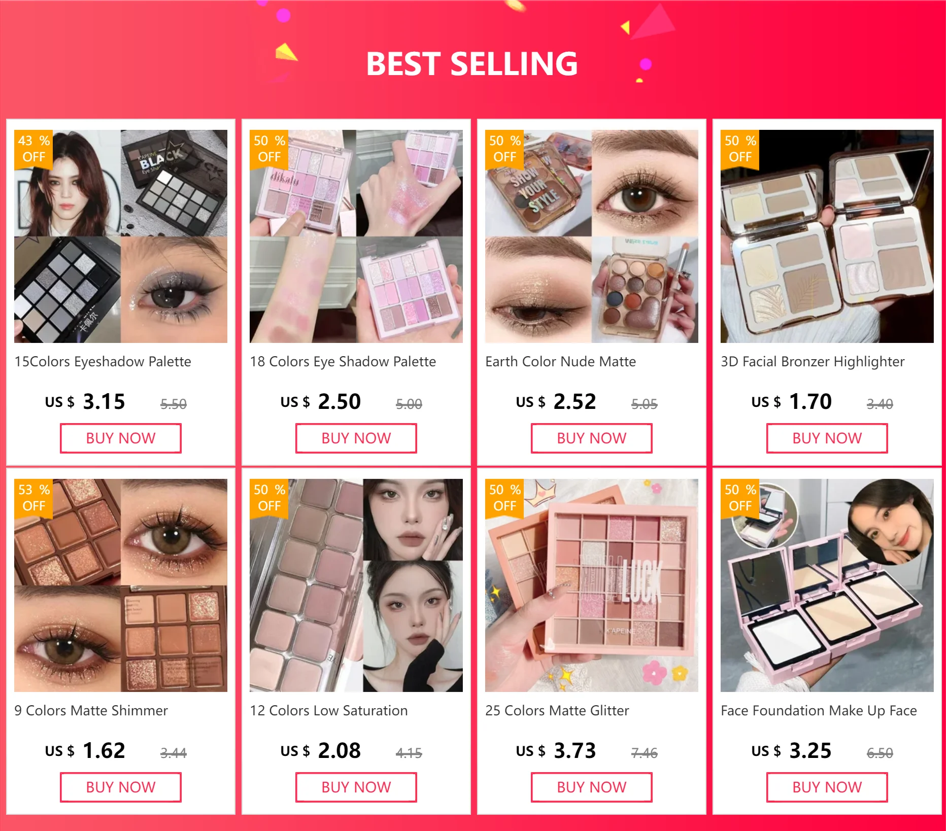 Cement Grey Black Eye Shadow Palette Makeup Eyes Glitter Contour Pigments Palette Pearly Shimmer Fashion Korean Shadow Makeup