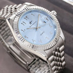New Men Date Watches High-end Luxury Casual Calendar Stainless Steel Business WristWatch Leisure Sport WristWatch Clock