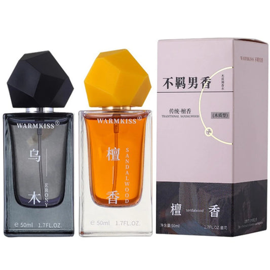 Sandalwood Ebony Perfume Spray,Woody Scent Men's Eau De Cologne,Cedar/Vetiver/Musk/Agarwood Light Fragrance Mist,Long Lasting