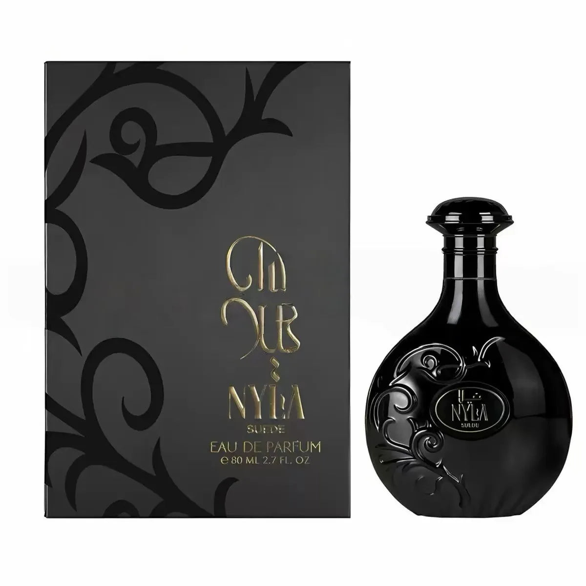 80ml Luxury Arabic Eau De Parfum Unisex Perfume Spray Iyat Nyla Long Lasting  Perfumes Arabian Oud Spray Fragrance for Woman