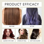 5 Colors Hair Dye Shampoo Black Hair Color Dye Hair Shampoo Cream Instant Dye Shampoo Men Women Moisturizing and Repairing Hair