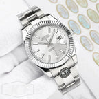Luxury New Automatic Watch For Men Mechanical Movement Watches Stainless Steel Silver Gold Rome Blue Green Sappihre Glass