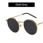 Fashion Women  Sunglases Round Sun Glasses New Metal Frame Eyewear Fishing Glasses UV400 Shades