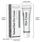 100g Grey Hair Dye Cream Unisex Smoky Punk Style Styling No Damage Quick Coloring Long-Lasting Professional Hairs Dyeing Creams