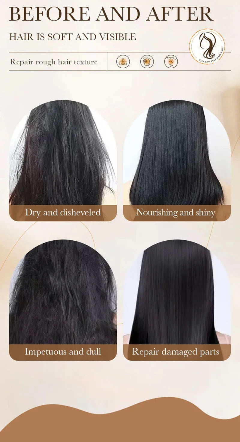 Hair Mask 5 Seconds Natural Repair Magical Hair Mask Prevent Dryness Split Ends Repair Damage Frizz Tangles Hair Conditioner