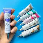 White Dark Matte Eye Shadow Primer Suitable for Oily Eyelid Eye Makeup Base Waterproof and Stain Resistant,Durable Cream Liquid