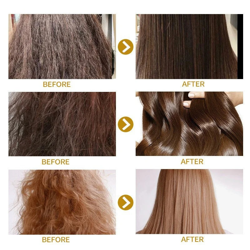 Magical Hair Mask 5 Seconds Repair Damaged Carry Hair Frizzy Soft Smooth Shiny Deep Moisturize Treat Care Essential Oil 60ml
