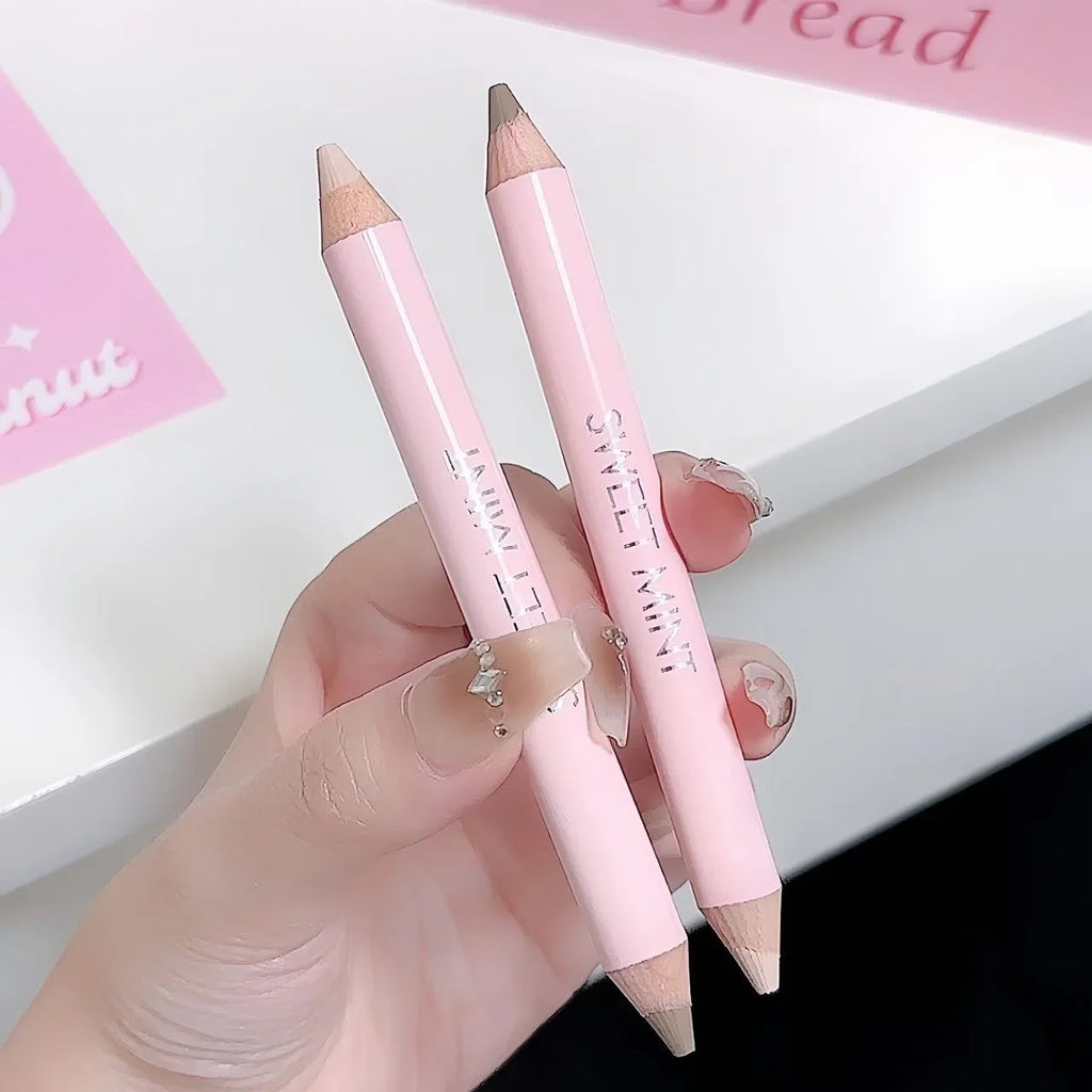 Natural 3D Contouring Pen Face Brightening Corrector Nose Shadow Sculpting Face Silkworm Highlighter Shading Stick Korean Makeup