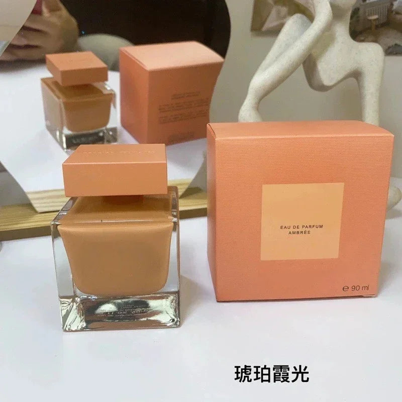 90ml Women Perfume Long Lasting Woody Floral Eau De Parfum EDP Pure Musk Extract Women's Everyday Essential Perfume Gift