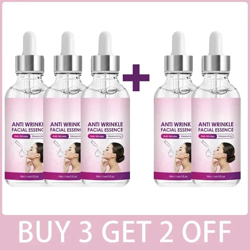 Facial Anti-Wrinkle Serum Fade Fine Lines Anti-Aging Whitening Moisturizing Remove Freckles Brighten Facial Skin Care