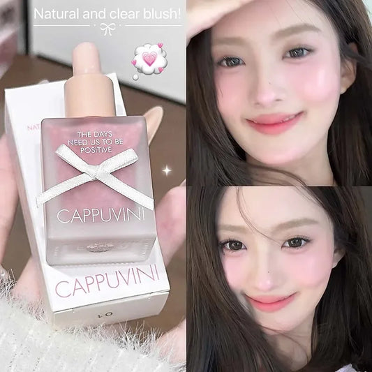 Liquid Blush Soft Velvet Matte Blusher Make Up Lightweight Cream Blush Makeup for Long-Lasting Cheek Tint Cream Rouge Cosmetics