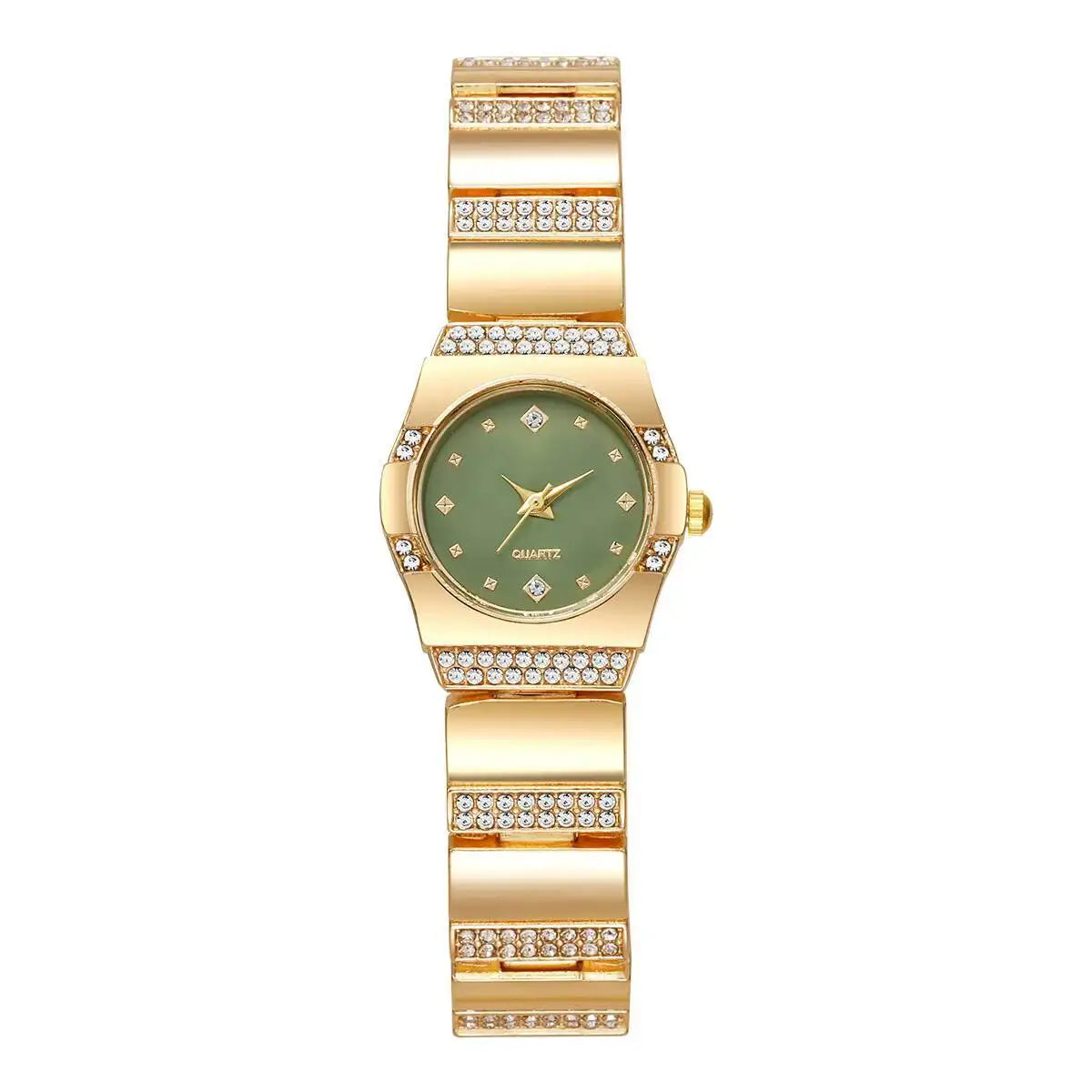 Luxury Rhinestone Women Watches Fashion Small Dial Steel Strap Quartz Wristwatches for Girls Clock Reloj Mujer